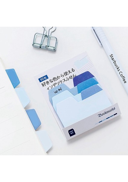 OSS25987GY1 60 Sayfa Renkli Bloknot Yapışkan Notlar Dizin Yayınlandı Planlayıcısı Çıkartmalar Not Defterleri Yer Imleri Kırtasiye Ofis Okul Malzemeleri (Yurt Dışından)