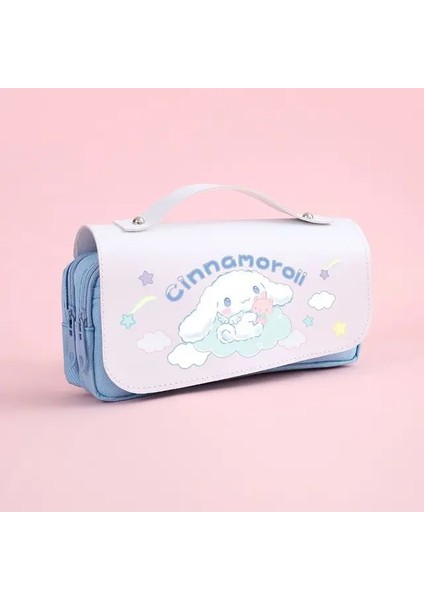 A2 Sanrio Pu Büyük Kapasiteli Kalem Kutusu Kawaii Cinnamoroll Melodi Kuromi Okul Malzemeleri Kalem Çantası Kalem Kılıfı Kalem Kutusu Kırtasiye (Yurt Dışından)