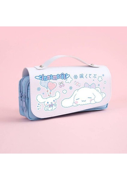 A2 Sanrio Pu Büyük Kapasiteli Kalem Kutusu Kawaii Cinnamoroll Melodi Kuromi Okul Malzemeleri Kalem Çantası Kalem Kılıfı Kalem Kutusu Kırtasiye (Yurt Dışından) indirimleri
