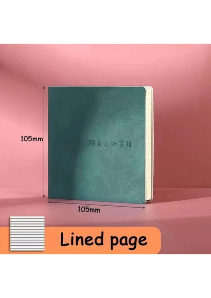 Yeşil Çizgili Kare Defter ve Günlük Mini Not Defteri Günlüğü Gündem Planlayıcısı Okula Dönüş Ofis Malzemeleri Için Çizgili/ızgara/boş Yazma Kağıdı (Yurt Dışından)