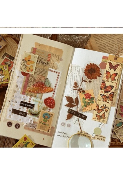 Stil 5 Yeni Perakende Vintage Retro Fstamp Araştırma Enstitüsü Bloknot Diy Malzeme Kağıt Dergisi Scrapbooking Not Defteri (Yurt Dışından)