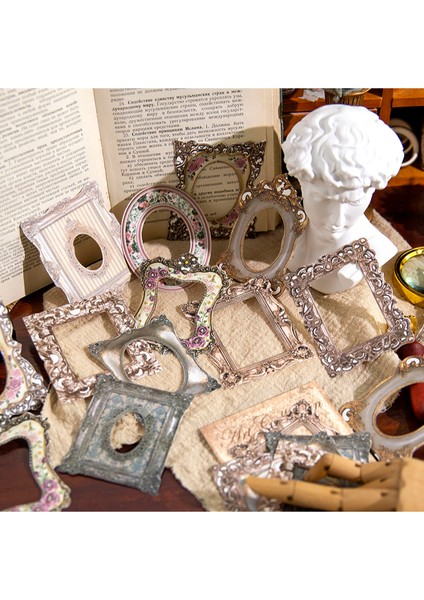 Stil 5 30 Adet Vintage Kabartmalı Içi Boş Çerçeve Kağıt Fotoğraf Çerçevesi Dokulu Kağıt Çıkartmalar Scrapbooking Craft Günlüğü Önemsiz Dergisi Malzeme (Yurt Dışından) modelleri