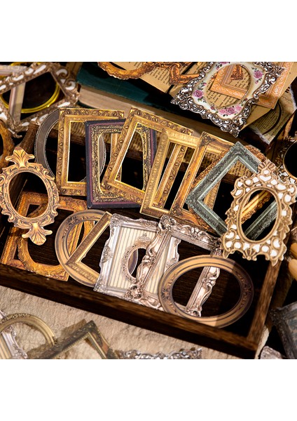 Stil 5 30 Adet Vintage Kabartmalı Içi Boş Çerçeve Kağıt Fotoğraf Çerçevesi Dokulu Kağıt Çıkartmalar Scrapbooking Craft Günlüğü Önemsiz Dergisi Malzeme (Yurt Dışından) fırsatları