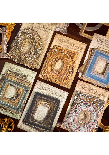 Stil 5 30 Adet Vintage Kabartmalı Içi Boş Çerçeve Kağıt Fotoğraf Çerçevesi Dokulu Kağıt Çıkartmalar Scrapbooking Craft Günlüğü Önemsiz Dergisi Malzeme (Yurt Dışından) indirimleri