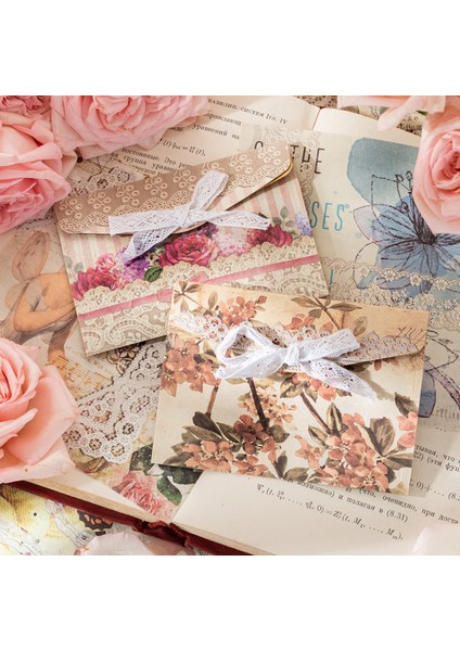 Stil 7 50 Adet Bloknot Malzeme Kağıt Vintage Mektup Çiçek Bahçe Önemsiz Dergisi Scrapbooking Önemsiz Dergisi Arka Plan Kağıt Not Defteri (Yurt Dışından)