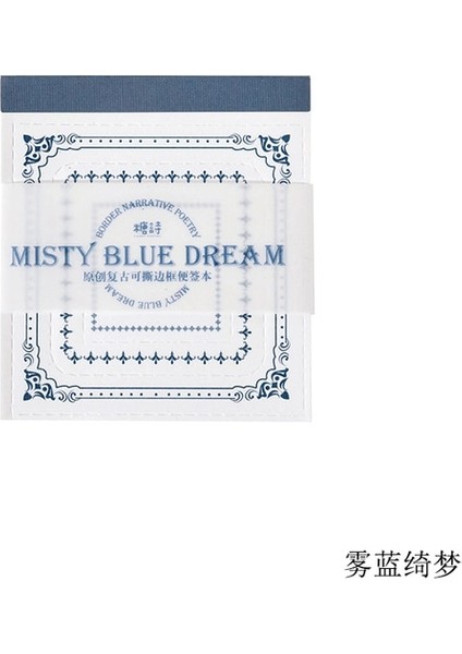 Stil 4 20 Adet Retro Çiçek Çerçeve Etiket Yırtma Not Defteri Malzeme Kağıt Önemsiz Dergisi Planlayıcısı Scrapbooking Dekoratif Dıy Kraft El Işi Kağıdı (Yurt Dışından)