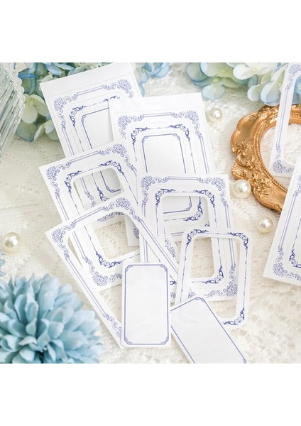 Stil 4 20 Adet Retro Çiçek Çerçeve Etiket Yırtma Not Defteri Malzeme Kağıt Önemsiz Dergisi Planlayıcısı Scrapbooking Dekoratif Dıy Kraft El Işi Kağıdı (Yurt Dışından) modelleri