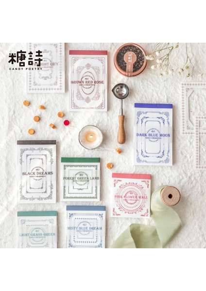 Stil 4 20 Adet Retro Çiçek Çerçeve Etiket Yırtma Not Defteri Malzeme Kağıt Önemsiz Dergisi Planlayıcısı Scrapbooking Dekoratif Dıy Kraft El Işi Kağıdı (Yurt Dışından) fırsatları