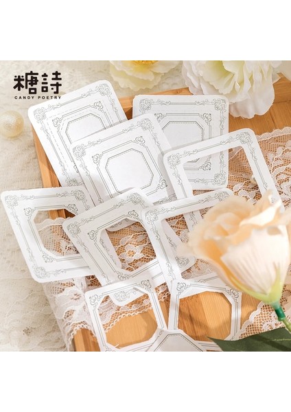 Stil 4 20 Adet Retro Çiçek Çerçeve Etiket Yırtma Not Defteri Malzeme Kağıt Önemsiz Dergisi Planlayıcısı Scrapbooking Dekoratif Dıy Kraft El Işi Kağıdı (Yurt Dışından) indirimleri