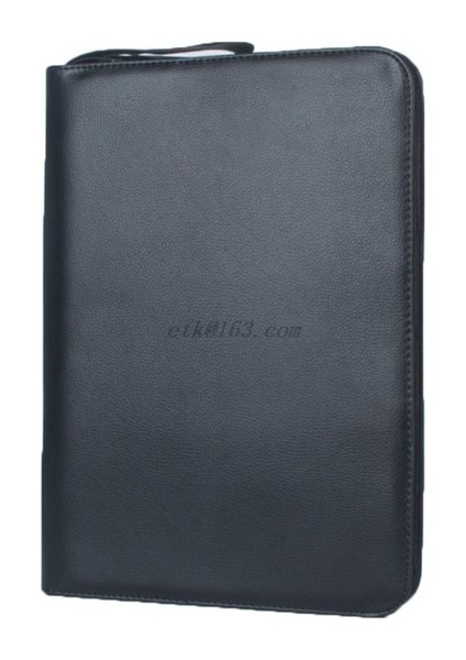 Siyah Büyük Kapasiteli Dolma Kalem Kutusu 48 Yuvaları Kalem Çantası Yazma Tutucu Malzemeleri Aksesuarları (Yurt Dışından)