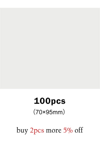 100 Adet 95X70MM 50/100 Sayfa Yayınlandı Şeffaf Etiket Yapışkan Not Pedleri Su Geçirmez Yapılacaklar Listesi Planlayıcısı Okul Ofis Malzemeleri Kırtasiye (Yurt Dışından)