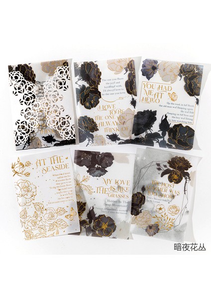 Stil 6 10 Adet Bronzlaştırıcı Dokulu Malzeme Kağıt Vintage Çiçek Bahçesi Önemsiz Dergisi Scrapbooking Kart Önemsiz Dergisi Arka Plan Kağıdı (Yurt Dışından)