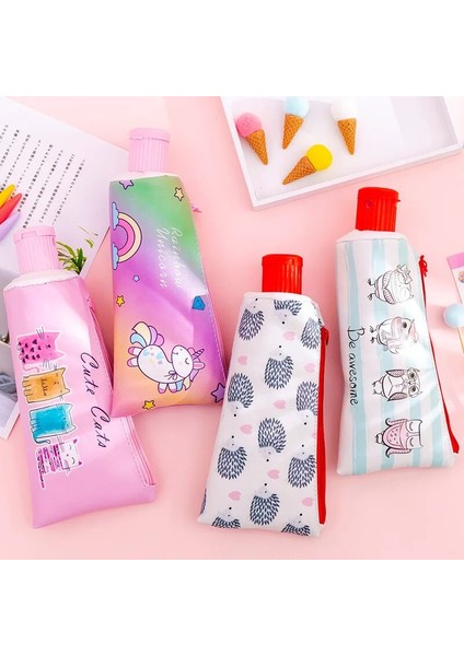 Baykuş 21X7 cm Diş Macunu Kalem Kutusu Okul Unicorn Kedi Kalem Kutuları Erkek Kız Kırtasiye Öğrenci Muz Fermuarlı Kalem Kutusu Deri Kalem Çantası (Yurt Dışından) fiyatları