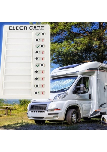 Gn1 Çok Amaçlı Not Kontrol Listesi Yapılacaklar Listesi Pedi 5''x8'' Araba Rv Ev Sınıf Duvarı Için Ayarlanabilir Işlerim Kontrol Listesi Panosu (Yurt Dışından)