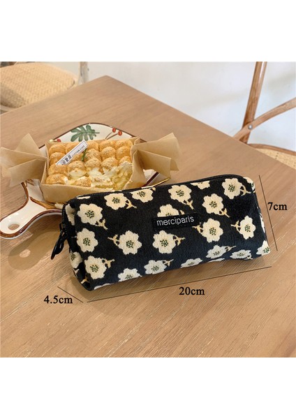 Stil 2 Kalem Kutusu Kore Retro Kalem Kutusu Trousse Scolaire Kadife Kalem Kutusu Estuche Lapices Kalemlik Okul Malzemeleri Kalem Çantası (Yurt Dışından) fırsatları