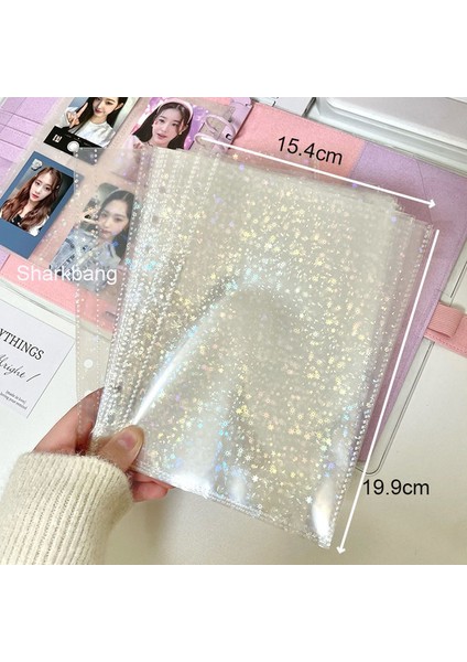 Yıldız 1 GIRD-10PC Sharkbang Yeni Varış A5 Halka Sert Kapak Bağlayıcı Kuşak Toplama Kitap Dergisi Yedekler Kollu Kpop Kartpostallar Etiket Organizatör (Yurt Dışından)