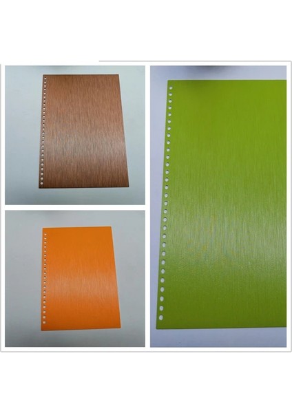 A4 Kahve 2 Adet 30 Delikli Ciltleme Kapağı A4 Gevşek Yaprak Kapak A5 Pp Plastik Arka Kapak Günlük Defter Spiral Defter Planlayıcısı Halka Bağlayıcı (Yurt Dışından)