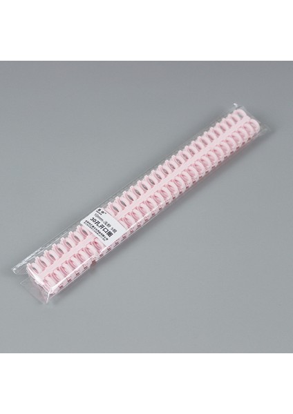 Pembe 10MM 5 Adet 30 Delik Gevşek Yapraklı Plastik Bağlama Halkası Spiral Halkalar 30 Delik A4 A5 A6 Kağıt Defter Kırtasiye Ofis Malzemeleri (Yurt Dışından)