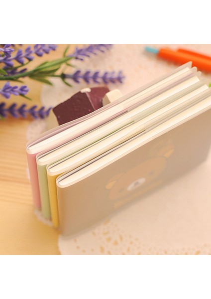 4 Adet 4 Adet/grup Rilakkuma Mini Dizüstü Pvc Kapak Kawaii Hayvan Not Defteri Resimli Kitap Öğrenci Okul Malzemeleri Yaratıcı Kırtasiye (Yurt Dışından) indirimleri