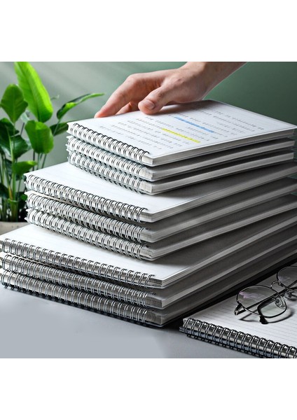 A6 Yatay Çizgi A4/a5/a6/b5 Flip-Up Bobin Defter Günlüğü Kelimeler Kitap Yazma Pedleri Sevimli Bloknot Basit Taze Taşıma Not Defteri Ofis Okul Yeni (Yurt Dışından)