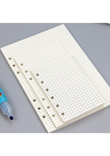 Izgara A5 45 Yaprak Iş A5 A6 Gevşek Yaprak Defter Dolum Spiral Ciltleme Dizini Iç Sayfa Aylık Haftalık Yapılacaklar Listesi Kağıt Kırtasiye (Yurt Dışından)