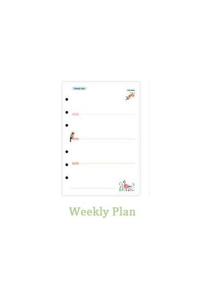Haftalık Plan A5 A5 A6 A7 Dolgu Kağıtları 6 Delikli Gevşek Yapraklı Renkli Iç Kağıt Aylık Plan Yapılacaklar Listesi Nokta Çizgili Süt Ürünleri Defter Kraft Kağıt (Yurt Dışından)