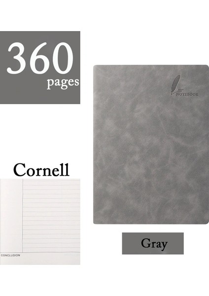 G Cornell B5 Defter A5/B5,360 Sayfa Cornell/boş/çizgili/okul Ofisi Için Damalı, Planlayıcı Not Defteri Gündemi 2023, Sanat Çizimi Için Eskiz Defterleri (Yurt Dışından)
