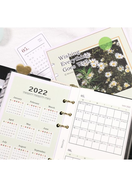 Bunu Yapmak Için A5 45 Yaprak Iş A5 A6 Gevşek Yaprak Defter Dolum Spiral Ciltleme Dizini Iç Sayfa Aylık Haftalık Yapılacaklar Listesi Kağıt Kırtasiye (Yurt Dışından)