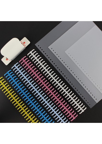 Şeffaf 10MM 5 Adet 30 Delik Gevşek Yapraklı Plastik Bağlama Halkası Spiral Halkalar 30 Delik Için A4 A5 A6 Kağıt Defter Kırtasiye Ofis Malzemeleri (Yurt Dışından) fırsatları