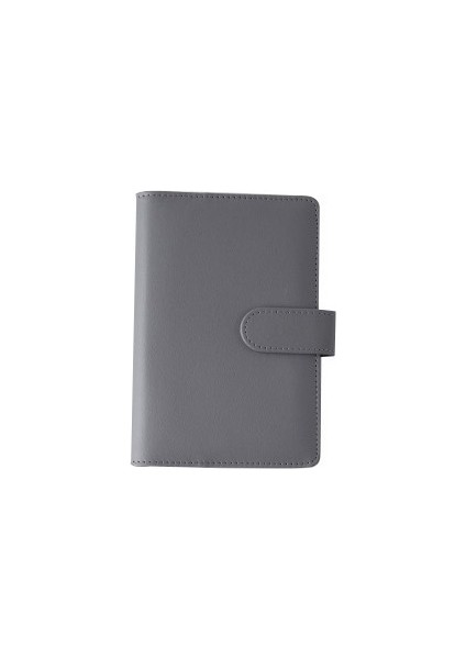 Gri A6 Acıbadem Kurabiyesi Renk A5 A6 Pu Deri Dıy Bağlayıcı Defter Kapağı Günlüğü Gündem Planlayıcısı Kapak El Defter Okul Kırtasiye (Yurt Dışından)