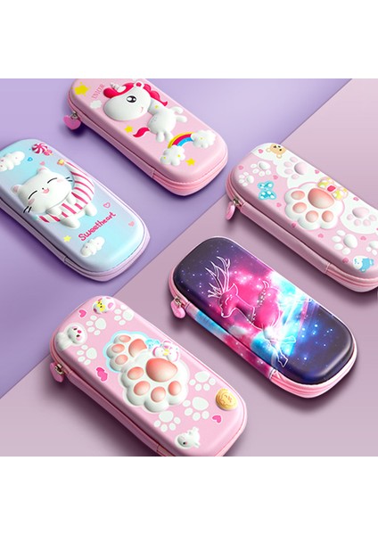 Stil 6 Sevimli Kalem Kutusu Okul Malzemeleri Unicorn Estuche Escolar Kalem Kutusu Büyük Kapasiteli Kawaii Kırtasiye Trousse Kalemlik Kalem Kutusu (Yurt Dışından) modelleri