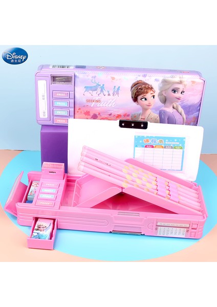 K Disney Dondurulmuş Aisha Prenses Kırtasiye Kutusu Ilköğretim Okulu Kadın Çok Fonksiyonlu Çift Taraflı Katlanır Kalem Kutusu Yeni Hediye (Yurt Dışından) fiyatları