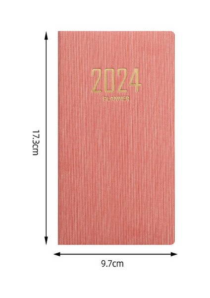 Planlayıcısı 2024 A6 2024 Gündem Dizüstü A6 Papelaria 365 Gün Planlayıcısı Takvim Ofis Not Defteri Günlüğü Caderno Cep Zeszyt Deri Kitaplar Programı (Yurt Dışından)