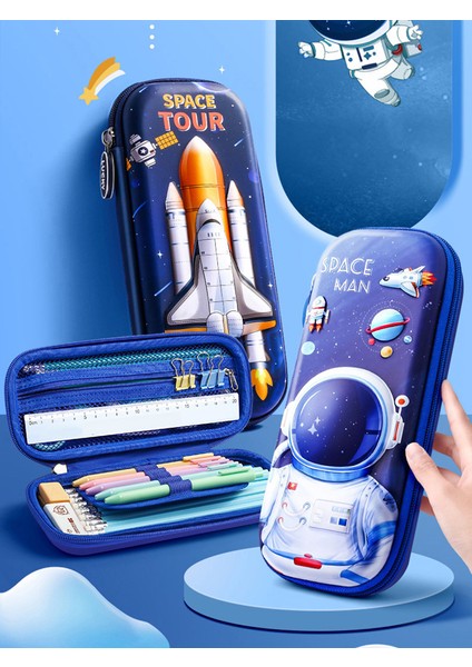 Normal Model Uzay Kalem Kutusu Okul Malzemeleri Unicorn Kalem Kutusu Estuches Escolares 3D Kalem Kutusu Trousse Kawaii Kırtasiye Kalemlik Kalem Kutusu (Yurt Dışından) fiyatları