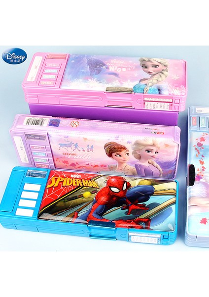 K Disney Dondurulmuş Aisha Prenses Kırtasiye Kutusu Ilköğretim Okulu Kadın Çok Fonksiyonlu Çift Taraflı Katlanır Kalem Kutusu Yeni Hediye (Yurt Dışından) fırsatları