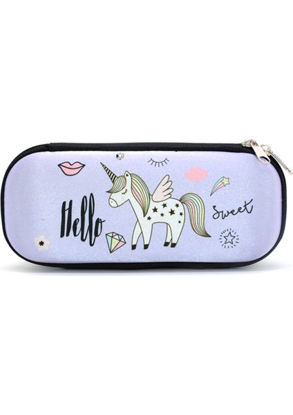 Mor Unicorn Kalem Kutusu Estojo Escola Kalemlik Trousse Scolaire Stylo Kalem Kutusu Estuches Para El Colegio Okul Kalem Kutusu Crayon Licorne (Yurt Dışından)