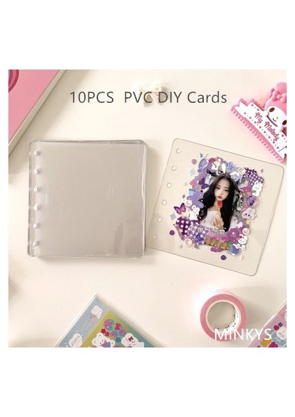 Dıy Fotoğraf Panosu Mınkys Yeni Kawaii A7 Fermuarlı Ciltli Defter Kpop Fotoğraflı Kitap Dergisi Günlüğü Gündem Planlayıcısı Mermi Okul Kırtasiye Toplama (Yurt Dışından)