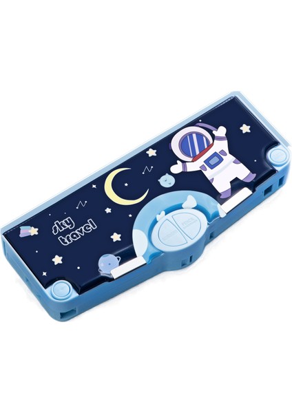 S Bir Kalem Kutusu Yaratıcı Çok Fonksiyonlu Otomatik Kalem Kutusu Kawaii Erkek Kız Çocuk Büyük Kapasiteli Kırtasiye Kutusu Papeleria Okul Malzemeleri (Yurt Dışından) fiyatları