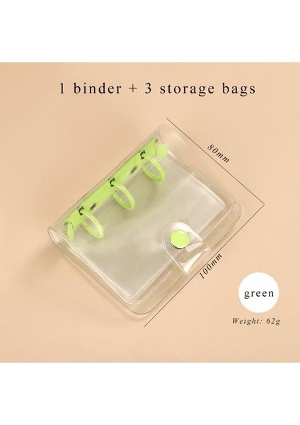 Tek Kabuk A8 A6 Mini Üç Delikli Gevşek Yapraklı Kitap Renkli Sevimli Dizüstü Çocuk Not Defterleri Kız Cep Kitabı Kawaii El Kitabı Öğrenci Günlüğü Yazma Kitaplar (Yurt Dışından)