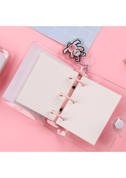 Tek Kabuk A8 A6 Mini Üç Delikli Gevşek Yapraklı Kitap Renkli Sevimli Dizüstü Çocuk Not Defterleri Kız Cep Kitabı Kawaii El Kitabı Öğrenci Günlüğü Yazma Kitaplar (Yurt Dışından) fiyatları