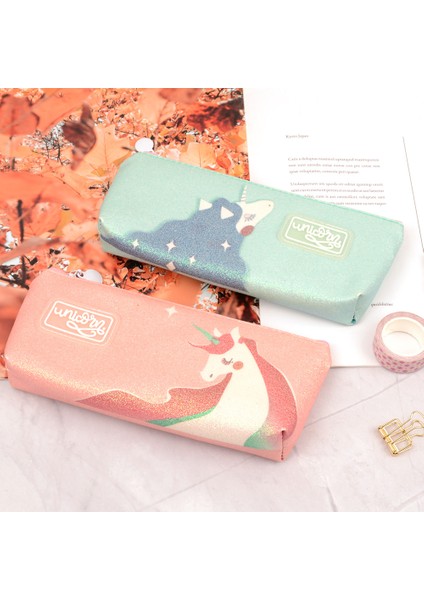 Stil 1 Kızlar Için Kalem Kutuları Unicorn Kalem Çantası Kawaii Trousse Scolaire Glitter Piornik Sevimli Kalem Kutusu Estojo Escolar Kalem Kutusu (Yurt Dışından)