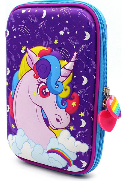 Stil 1 Unicorn Kalem Kutusu Kawaii Okul Kalem Kutuları 3D Kore Kırtasiye Kalem Kutusu Trousse Scolaire Okul Malzemeleri Sevimli Kalem Kutusu (Yurt Dışından)