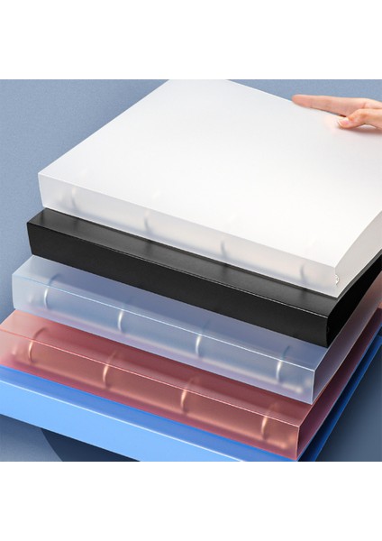Şeffaf Kırmızı Klasör A4 4 Halka A4 D Tipi 4 Halka Pp Yumuşak Kapak Bağlayıcı Büyük Kapasiteli Kart Defteri 6×4 10×15 Fotoğraf Albümü Bütçe Kartpostal Dosya Koruyucu Karalama Defteri (Yurt Dışından) fırsatları