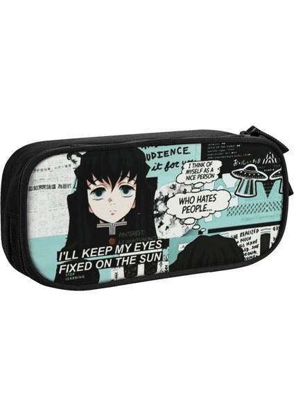 Beyaz Özel Muichiro Tokito Iblis Avcısı Kawaii Kalem Kutusu Kız Erkek Büyük Kapasiteli Kimetsu Hiçbir Yaiba Kalem Çantası Öğrenci Okul (Yurt Dışından) indirimleri