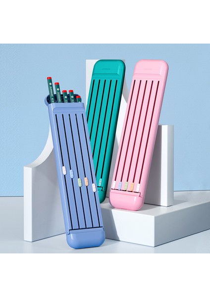 Mavi Yeni Stil 8'i 1 Arada 5 Kalem, 1 Silgi ve 1 Cetvel Içeren Küçük Kalem Kutusu Okul Hediyeleri Veya Doğum Günü Hediyeleri Olarak Çocuklar Için Uygundur (Yurt Dışından) modelleri