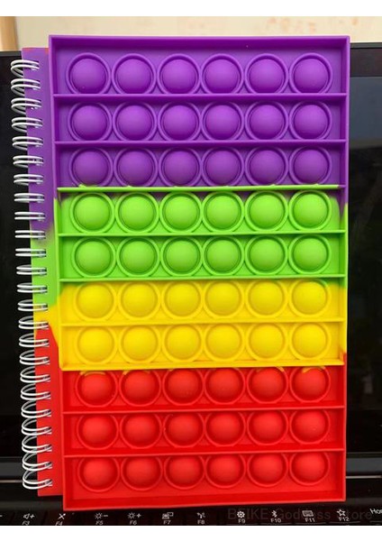 Gösterisi Olarak 14.5 21 cm Yeni Pop Itme Kabarcık Fidget Oyuncaklar Kalem Kutusu ve Dizüstü Çocuk Stres Giderici Sıkma Oyuncak Antistres Yumuşak Squishy Çocuk Oyuncak (Yurt Dışından)