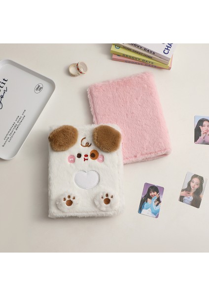 2 Cepler Kollu B Mınkys Kawaii Kabarık Kedi ve Yavru Köpek A5 Kpop Fotocard Bağlayıcı Toplama Kitap Idol Fotoğraf Kartı Tutucu Fotocard Albümü Kırtasiye (Yurt Dışından) indirimleri