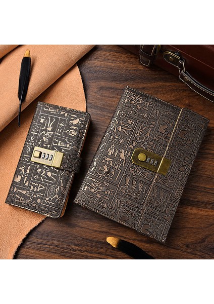 A5 200 Sayfa A5A6 Kodu Kilitli Günlüğü Kitap Not Defteri Gündem Planlayıcısı Avrupa Tarzı Retro Dizüstü Basit El Hesabı Kitap Dergisi (Yurt Dışından) indirimleri
