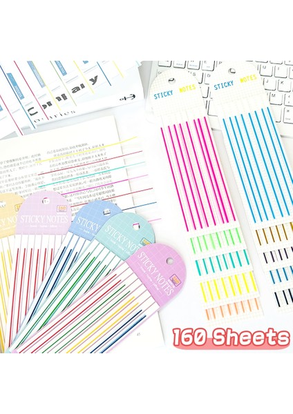 1 Paket (160 Yaprak) 160 Sayfa Posted It Şeffaf Yapışkan Notlar Kendinden Yapışkanlı Okuma Kitabı Açıklama Not Defteri Yer Imleri Bloknot Dizin Sekmeler Sevimli (Yurt Dışından) fiyatları
