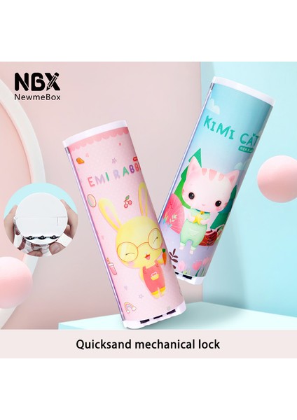 Quicksand 4 Mekanik Şifreli Kilit Kalem Kutusu Newmebox Quicksand Kalem Kutusu Kawaii Unicorn Estuche Lapices Kalem Kutusu Estojo Escolar (Yurt Dışından) indirimleri